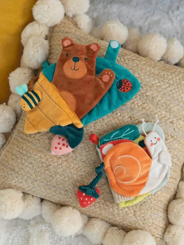 Miękka książeczka sensoryczna „Happy Hive”