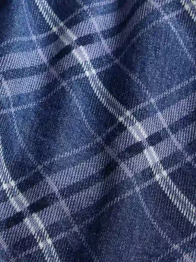 Mini spódniczka dżinsowa w kratę