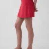 Mini spódniczka-szorty z mieszanki lnu