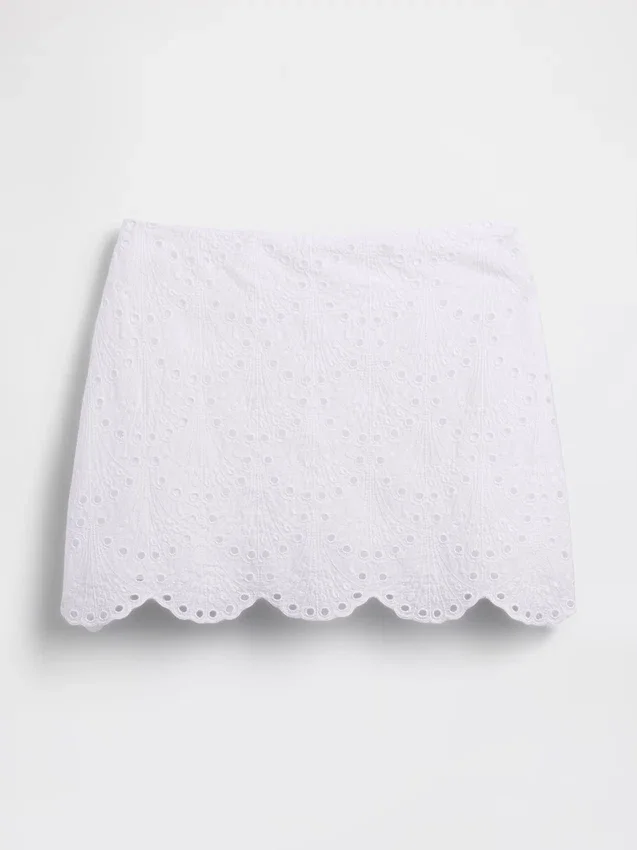 Mini spódniczka z oczkami