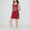 Mini sukienka z recyklingowanej koszulki drużyny NBA Miami Heat