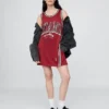Mini sukienka z recyklingowanej koszulki drużyny NBA Miami Heat