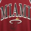Mini sukienka z recyklingowanej koszulki drużyny NBA Miami Heat