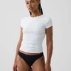 Najdelikatniejsze bikini z elastycznej bawełny organicznej z koronkową lamówką