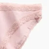 Najdelikatniejsze bikini z elastycznej bawełny organicznej z koronkową lamówką