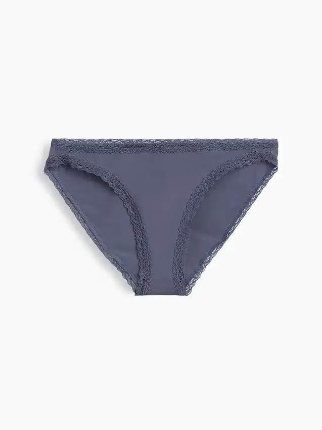 Najdelikatniejsze bikini z elastycznej bawełny organicznej z koronkową lamówką