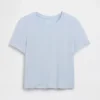 Najdelikatniejszy modalny T-shirt piżamowy z ściągaczem