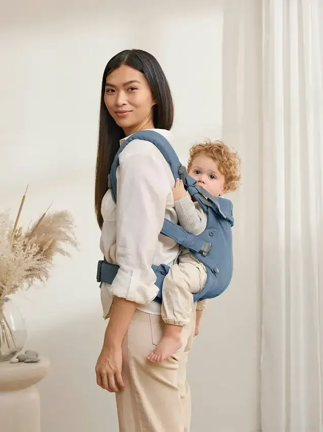 Nosidełko Babybjorn Harmony z tkaniny melanżowej