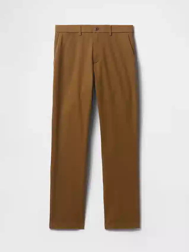 Nowoczesne spodnie khaki o prostym kroju