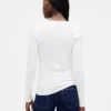 Nowoczesny T-shirt z dekoltem w serek