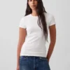 Nowoczesny T-shirt z okrągłym dekoltem