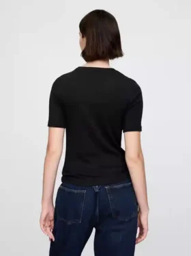 Nowoczesny T-shirt z okrągłym dekoltem