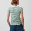 Nowoczesny T-shirt z okrągłym dekoltem