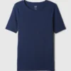 Nowoczesny T-shirt z okrągłym dekoltem