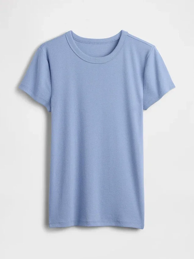 Nowoczesny T-shirt z okrągłym dekoltem