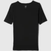 Nowoczesny T-shirt z okrągłym dekoltem