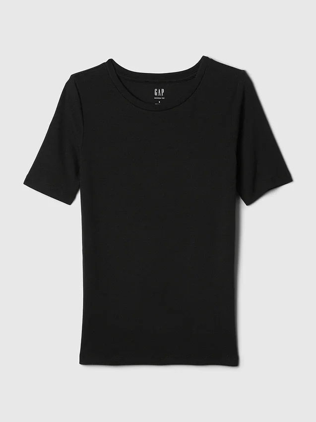 Nowoczesny T-shirt z okrągłym dekoltem
