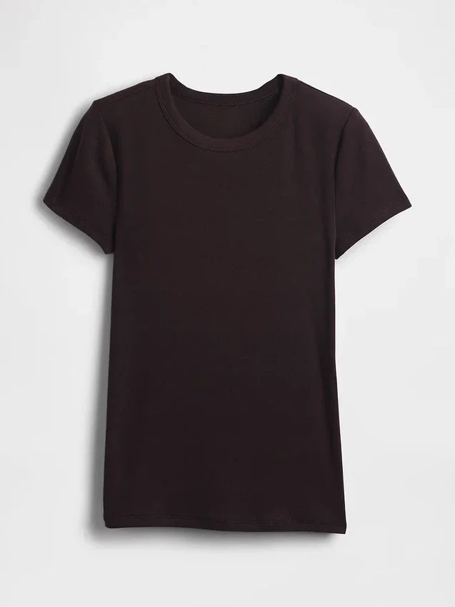 Nowoczesny T-shirt z okrągłym dekoltem
