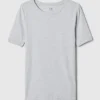 Nowoczesny T-shirt z okrągłym dekoltem