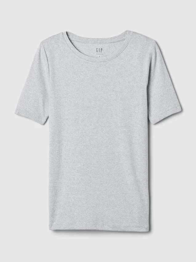 Nowoczesny T-shirt z okrągłym dekoltem
