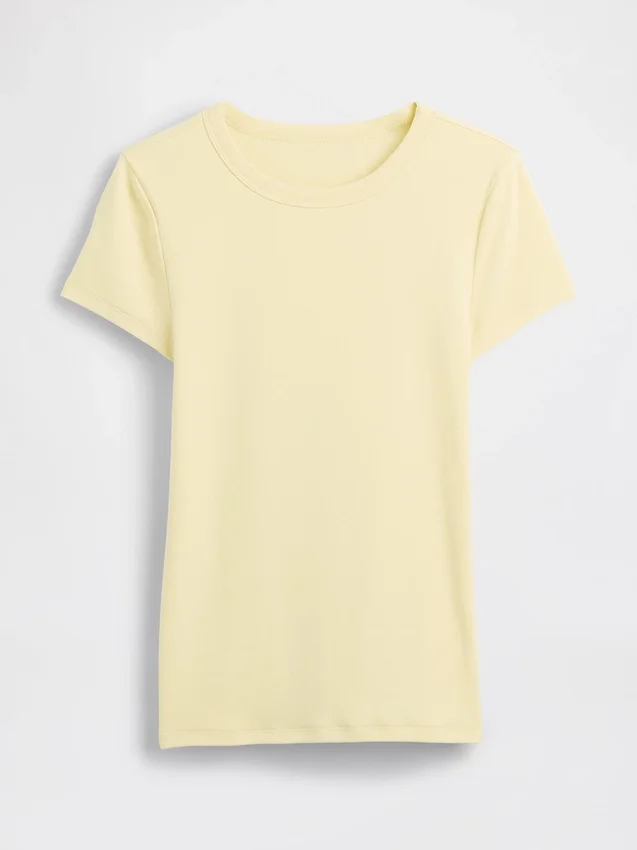 Nowoczesny T-shirt z okrągłym dekoltem