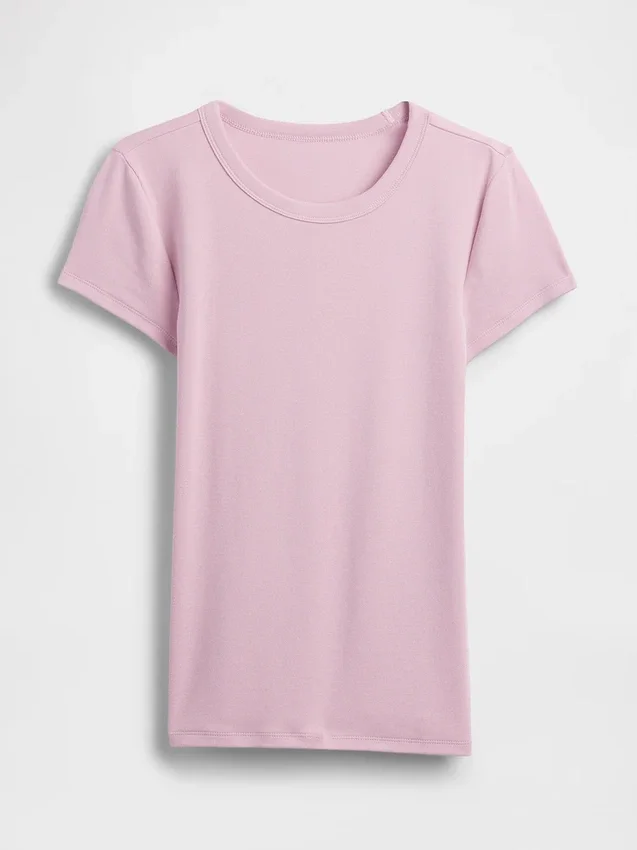 Nowoczesny T-shirt z okrągłym dekoltem