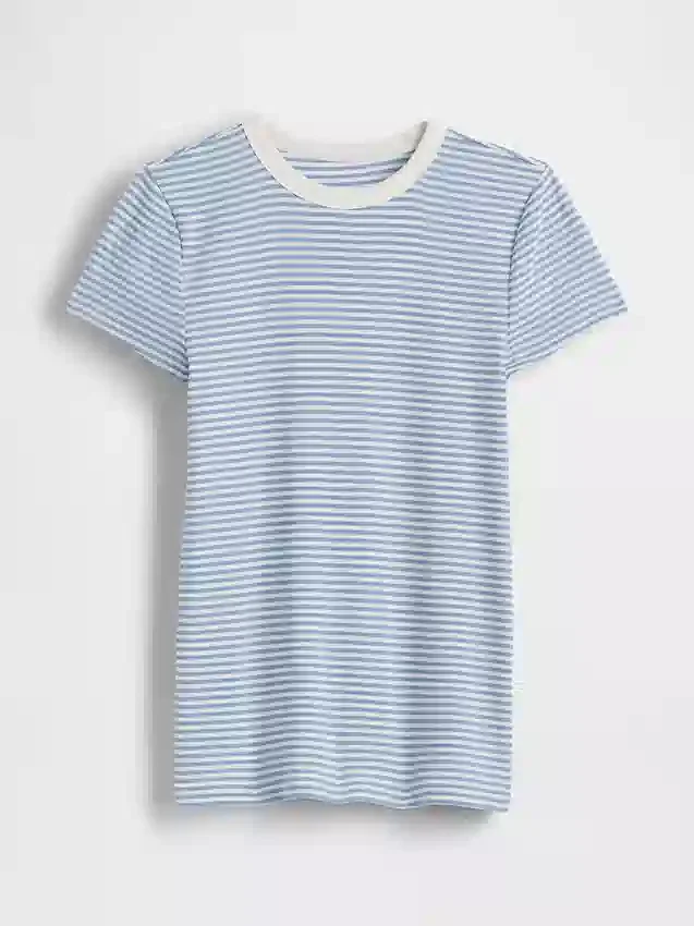 Nowoczesny T-shirt z okrągłym dekoltem