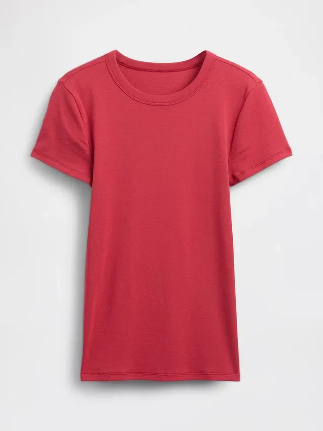 Nowoczesny T-shirt z okrągłym dekoltem