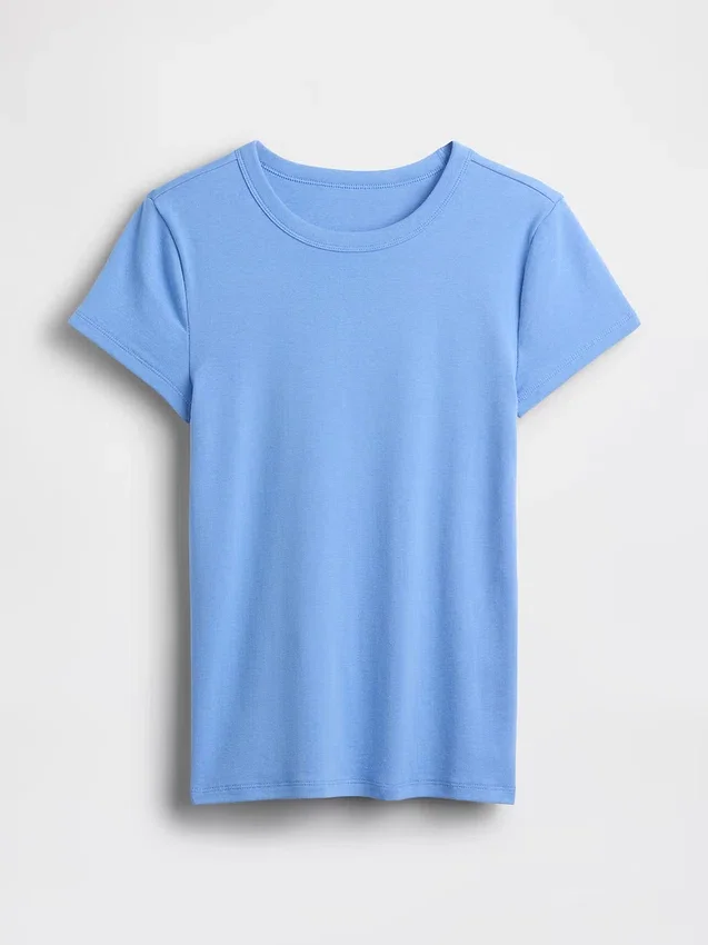 Nowoczesny T-shirt z okrągłym dekoltem