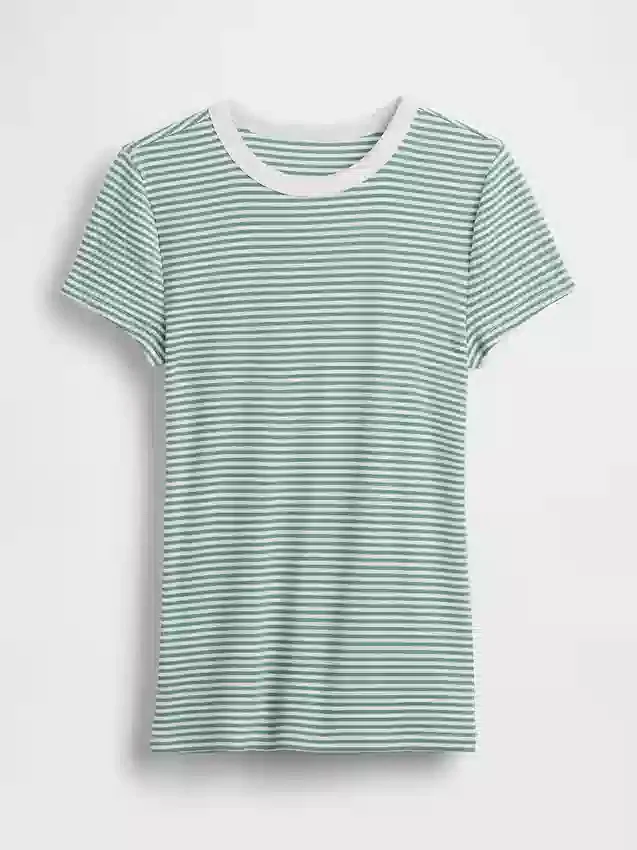 Nowoczesny T-shirt z okrągłym dekoltem