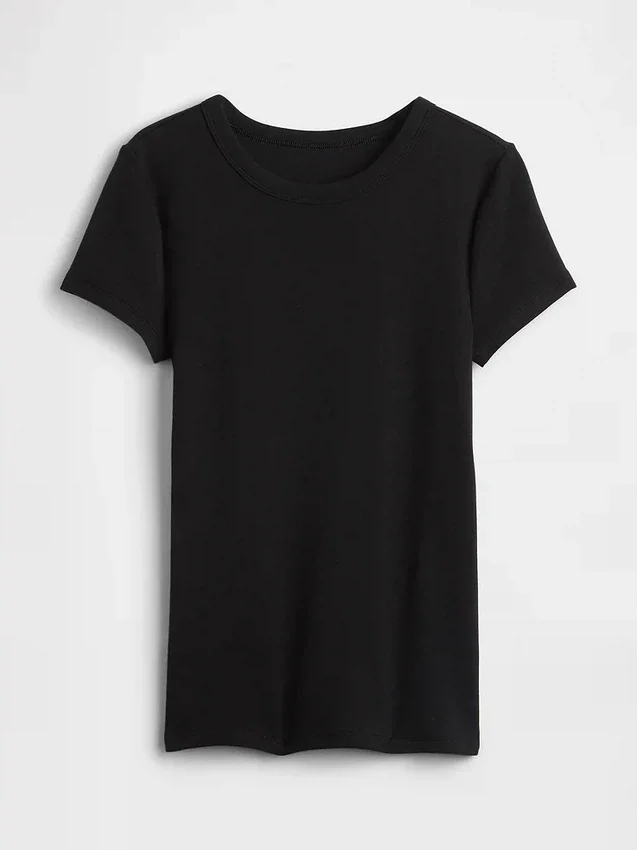 Nowoczesny T-shirt z okrągłym dekoltem