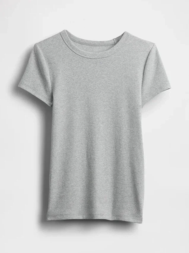 Nowoczesny T-shirt z okrągłym dekoltem