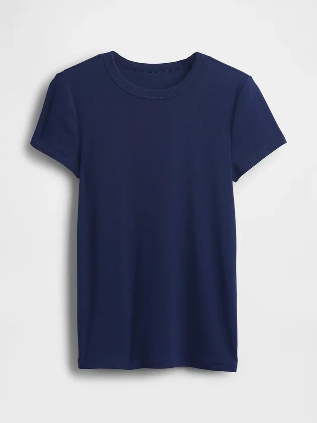 Nowoczesny T-shirt z okrągłym dekoltem
