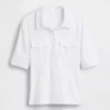 Nowoczesny T-shirt z rękawami do łokci