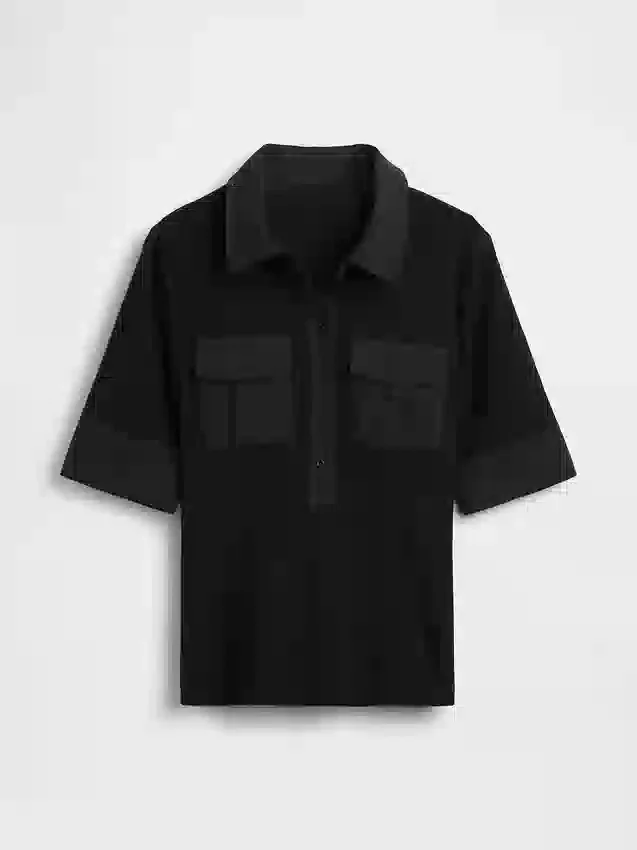 Nowoczesny T-shirt z rękawami do łokci