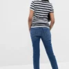 Odzież ciążowa vintage slim z pełnym panelem