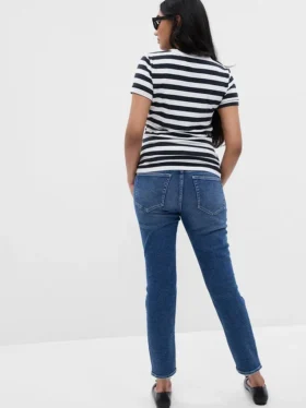 Odzież ciążowa vintage slim z pełnym panelem