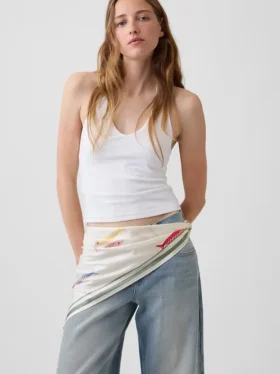 Oversizowa bandana ze 100% jedwabiu