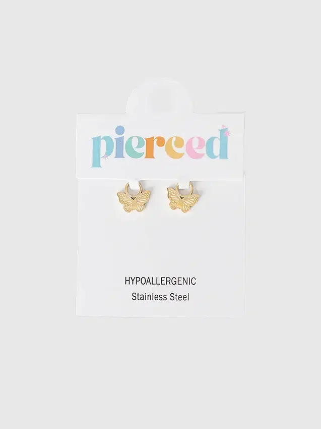 Pierced Co – klasyczna zawieszka w kształcie motyla do kolczyków typu huggie