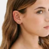 Pierced Co Klasyczne kolczyki z tęczowymi zakrętkami