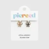 Pierced Co – różowa zawieszka w kształcie kokardki do kolczyków typu huggie