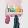 Półka ścienna babyGap Brannan Bear z 4 haczykami