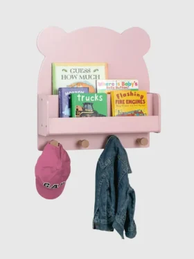 Półka ścienna babyGap Brannan Bear z 4 haczykami