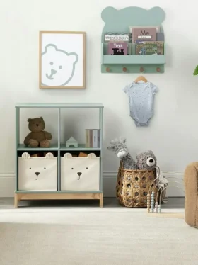 Półka ścienna babyGap Brannan Bear z 4 haczykami