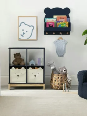 Półka ścienna babyGap Brannan Bear z 4 haczykami