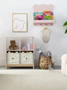 Półka ścienna babyGap Brannan Bear z 4 haczykami
