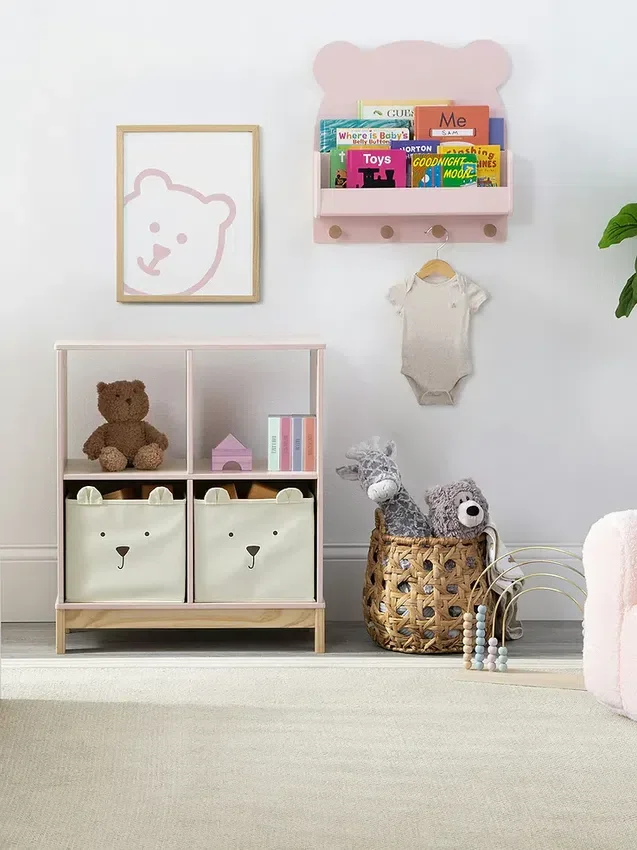 Półka ścienna babyGap Brannan Bear z 4 haczykami