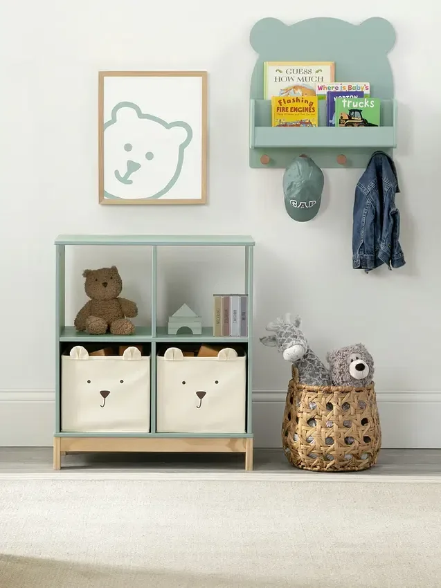 Półka ścienna babyGap Brannan Bear z 4 haczykami