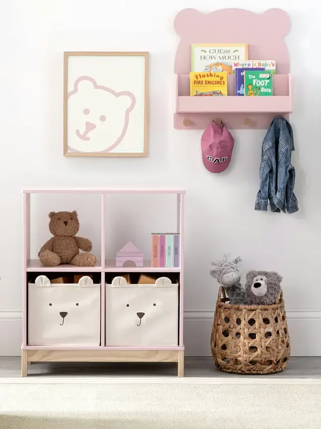 Półka ścienna babyGap Brannan Bear z 4 haczykami