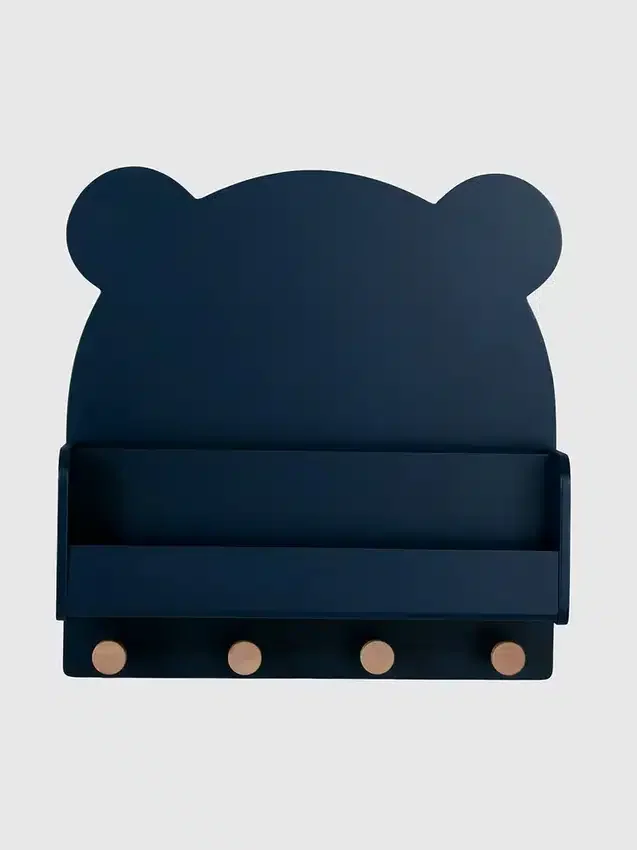Półka ścienna babyGap Brannan Bear z 4 haczykami